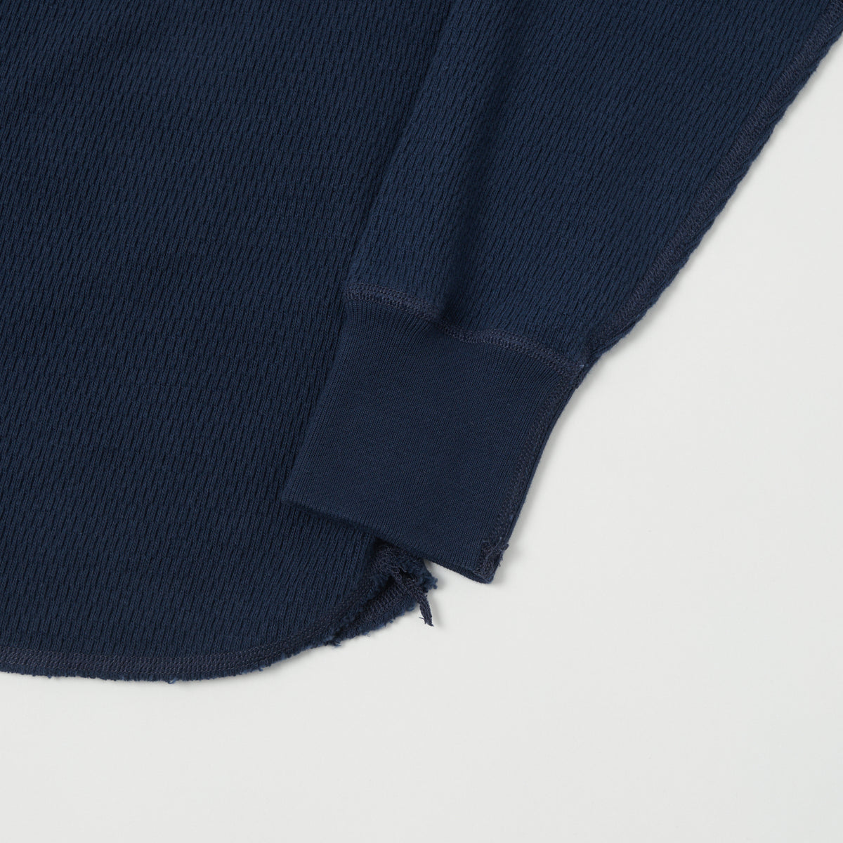 Buzz Rickson's Long Sleeve Thermal Henley - Navy