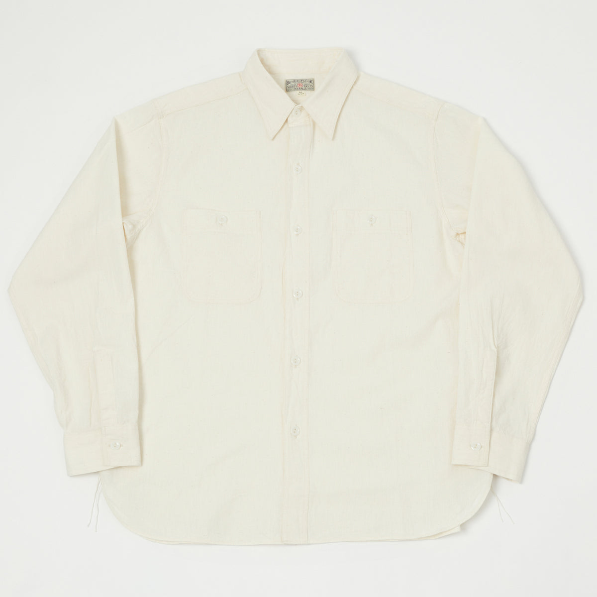 Buzz Rickson's Chambray Work Shirt - White