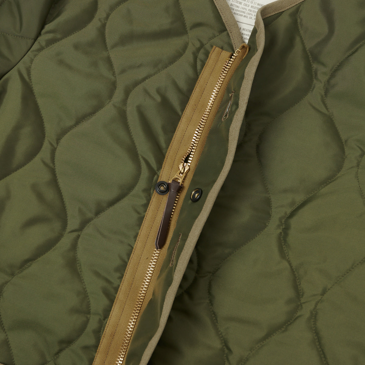 Buzz Rickson's U.S. Army M-65 Liner Jacket - Olive