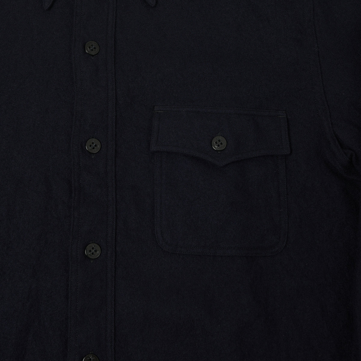 Buzz Rickson's U.S. Navy Wool CPO Shirt - Navy