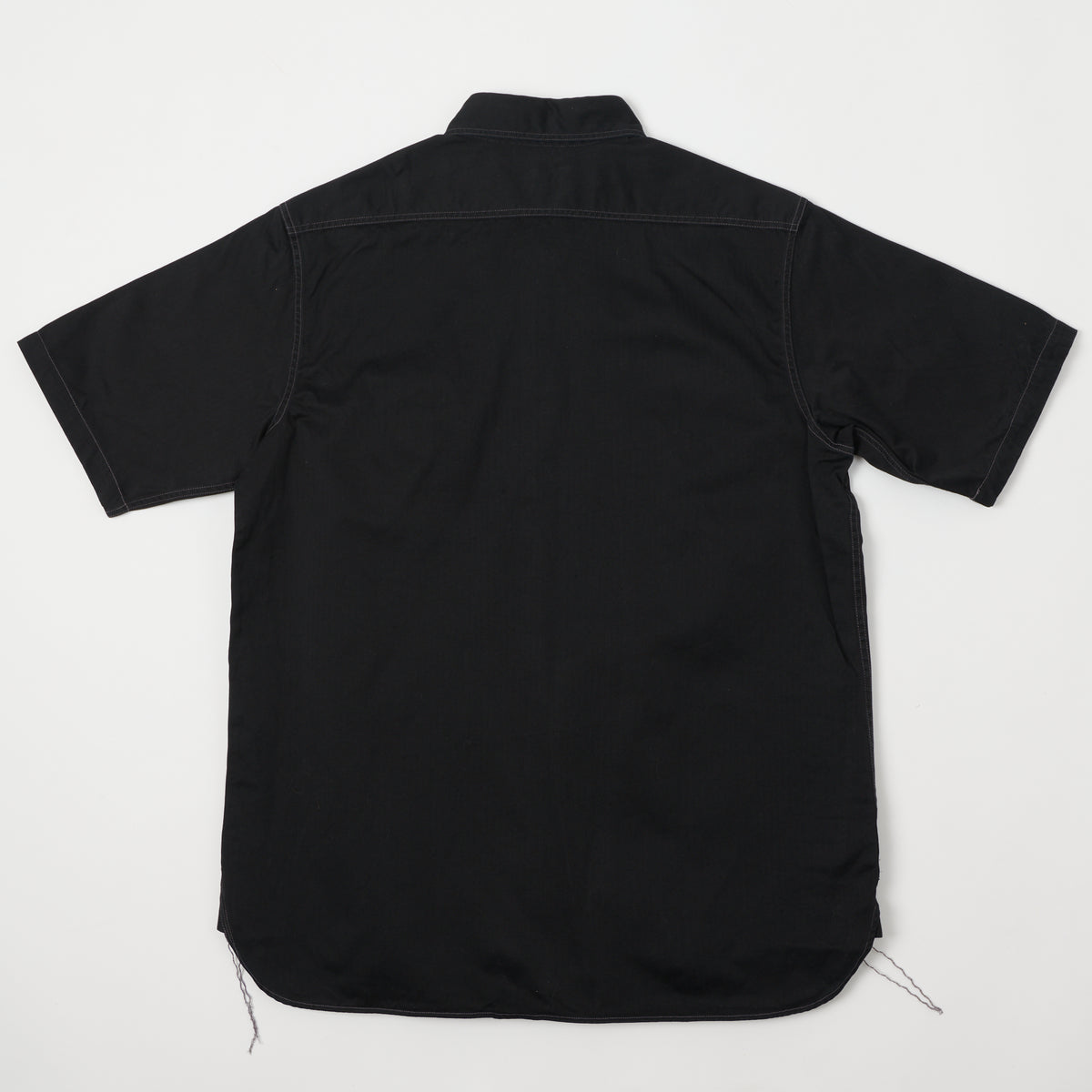 Buzz Rickson's Short Sleeve Herringbone Work Shirt - Black
