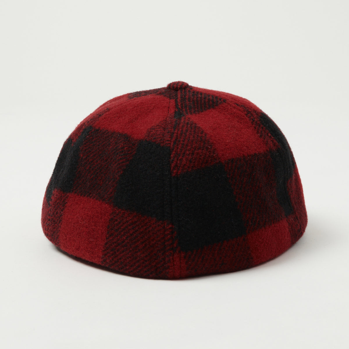 Crown Cap Buffalo Check Ball Cap - Red/Black