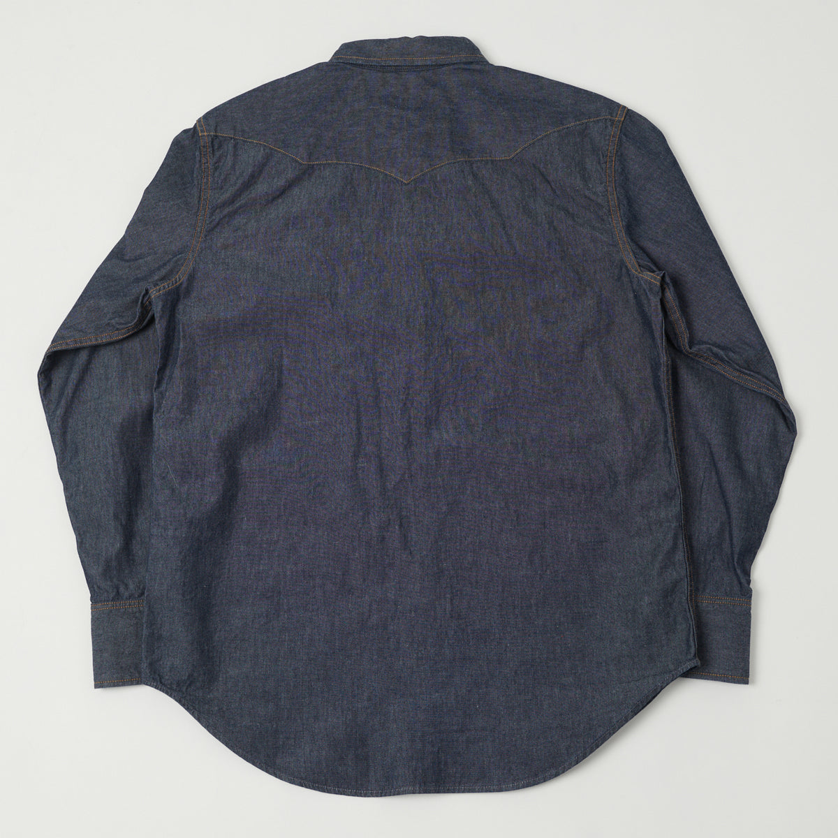 Dubbleworks Lot. 43001 Chambray Western Shirt - Navy Blue