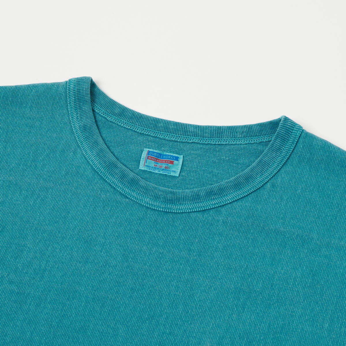 Dubbleworks Heavy Fabric Pigment Dye Pocket Tee - Turquoise