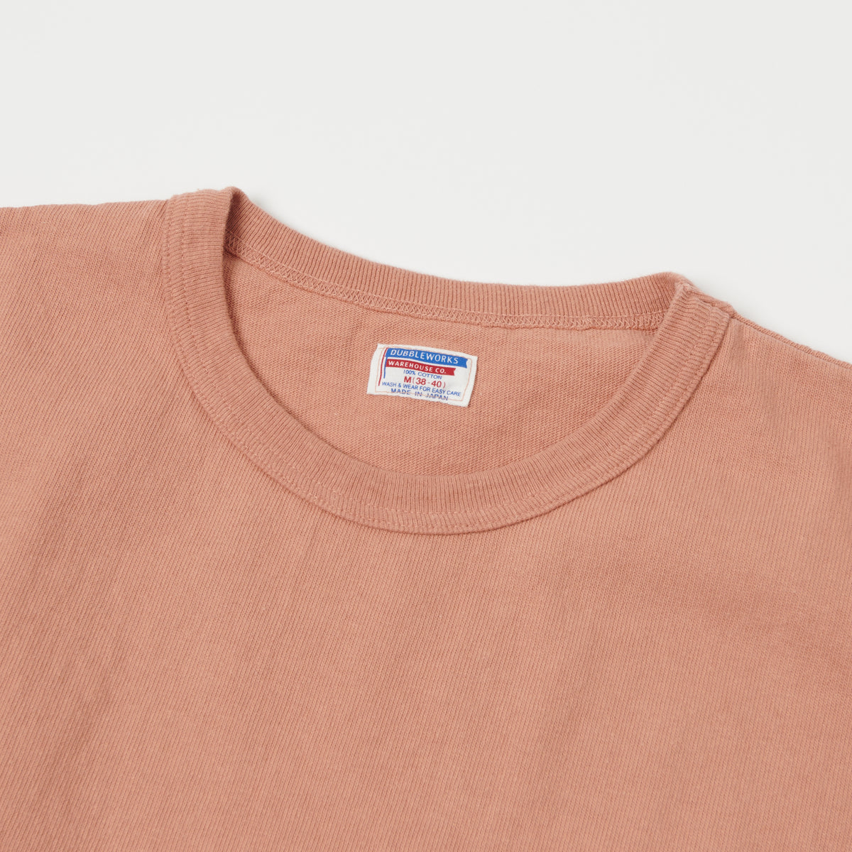 Dubbleworks Heavy Fabric Pocket Tee - Salmon