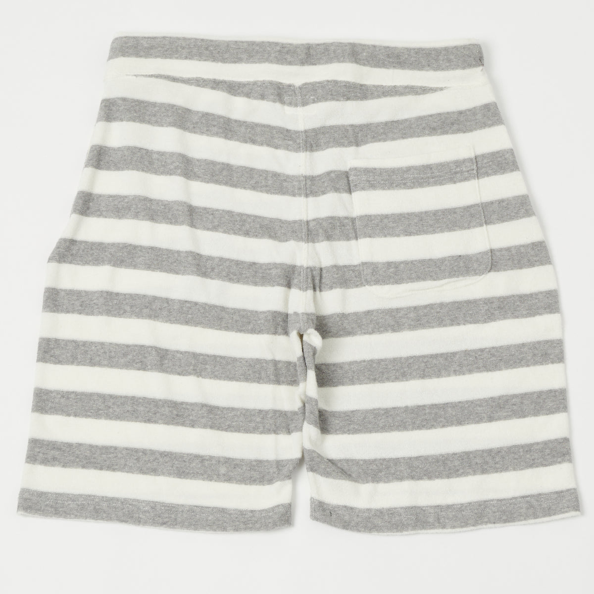 Dubbleworks Pile Border Shorts - Grey Stripe