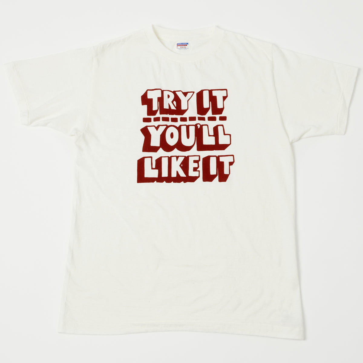 Dubbleworks 'Try It' Print Tee - Off White