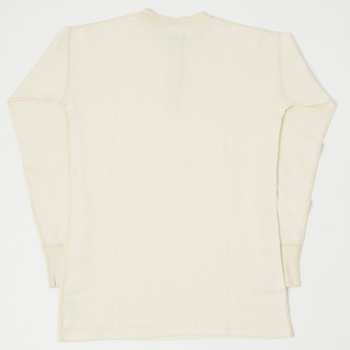 Dubbleworks Long Sleeve Thermal Henley - Off White