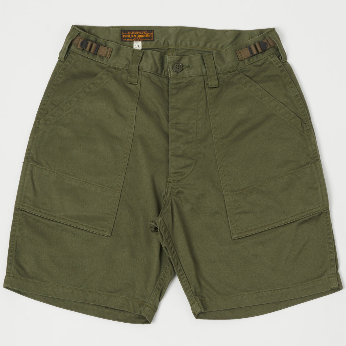 Freewheelers & Co U.S. Army 'Sidewinder' Military Short - Olive