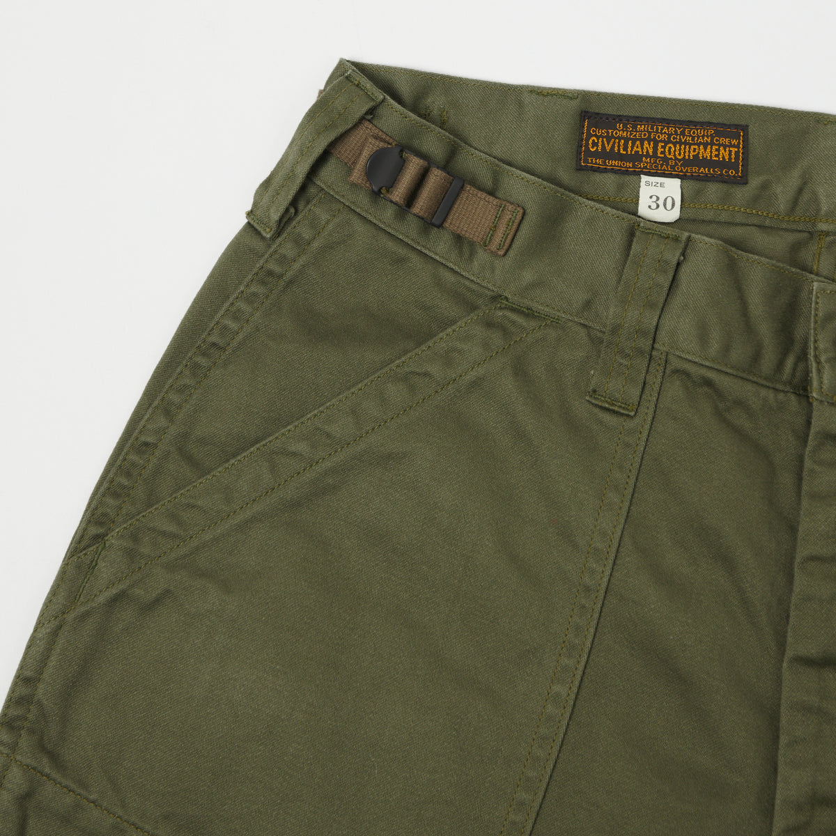 Freewheelers & Co U.S. Army 'Sidewinder' Military Short - Olive