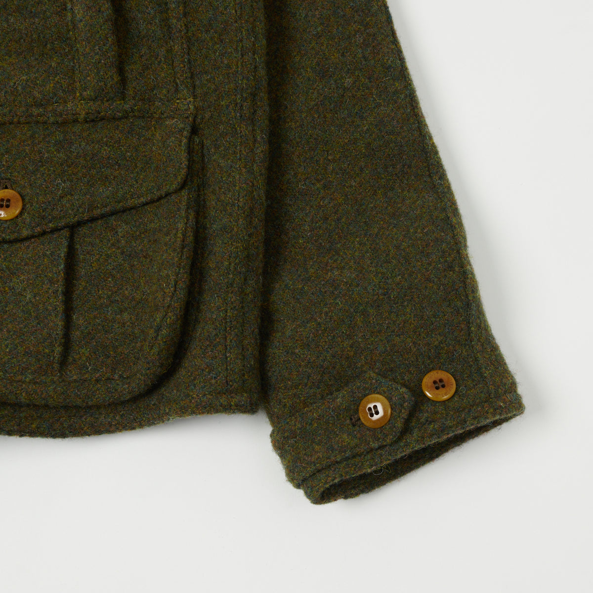Freewheelers & Co Great Lakes 'Grizzly' Jacket - Grained Olive