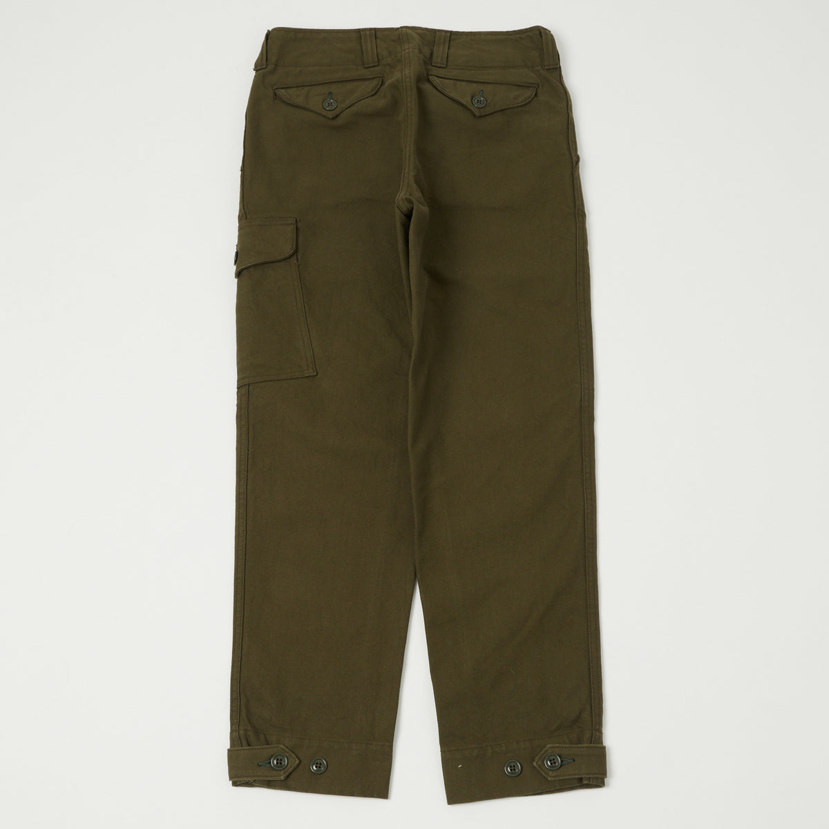 Freewheelers & Co Union Special Overalls Aviators Trouser - Dark Olive