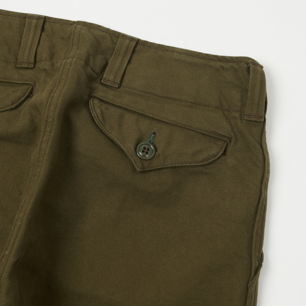 Freewheelers & Co Union Special Overalls Aviators Trouser - Dark Olive