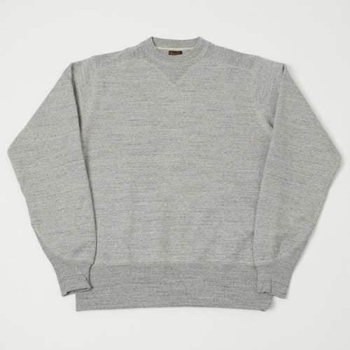 Freewheelers & Co Power Wear Heavyweight Athletic Sweatshirt - Mix Grey