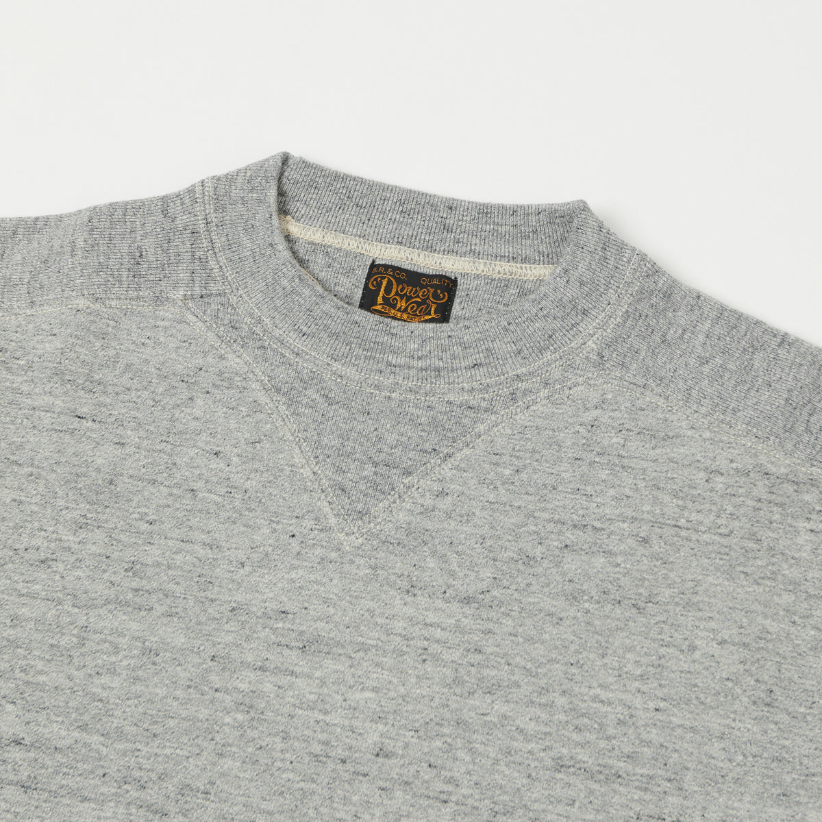 Freewheelers & Co Power Wear Heavyweight Athletic Sweatshirt - Mix Grey