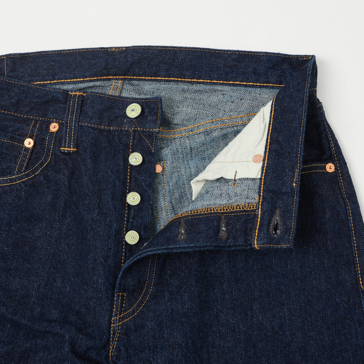 Freewheelers & Co The Vanishing Vest 661XX 1956 Regular Tapered Jean - One Wash