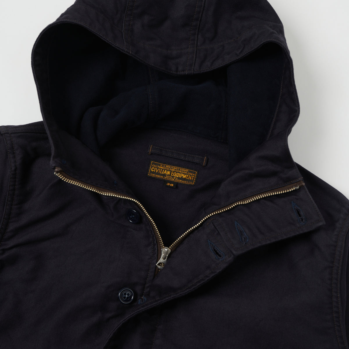 Freewheelers & Co U.S. Army Deck Worker Parka - Navy