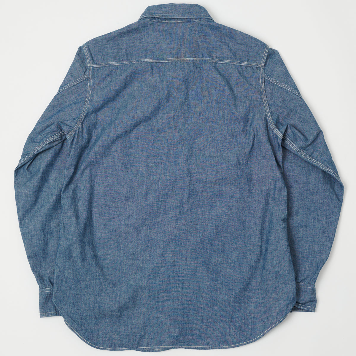 Freewheelers & Co Ironalls Long Sleeve Work Shirt - Indigo Chambray
