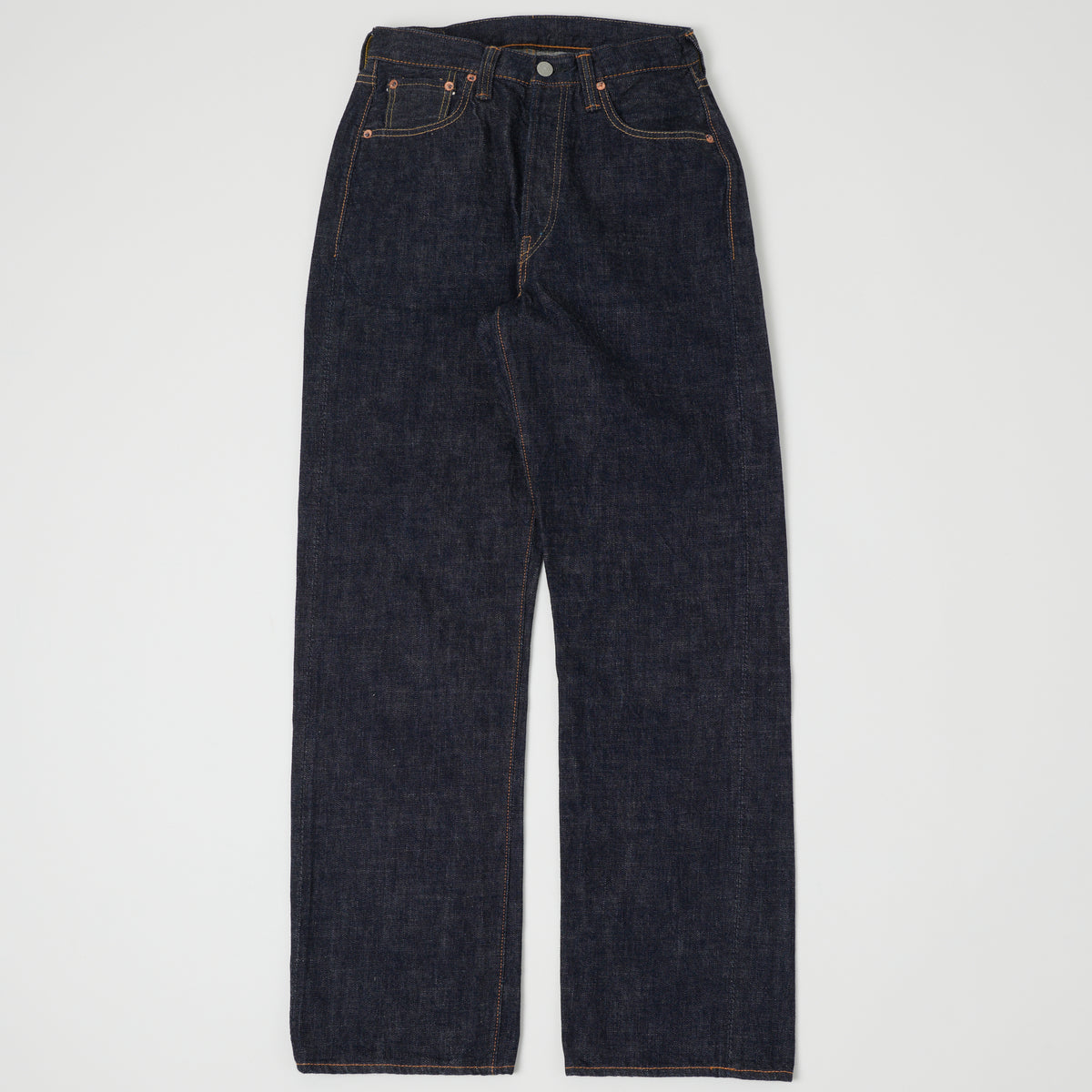 FULLCOUNT 0105 13.7oz Wide Straight Jean - One Wash