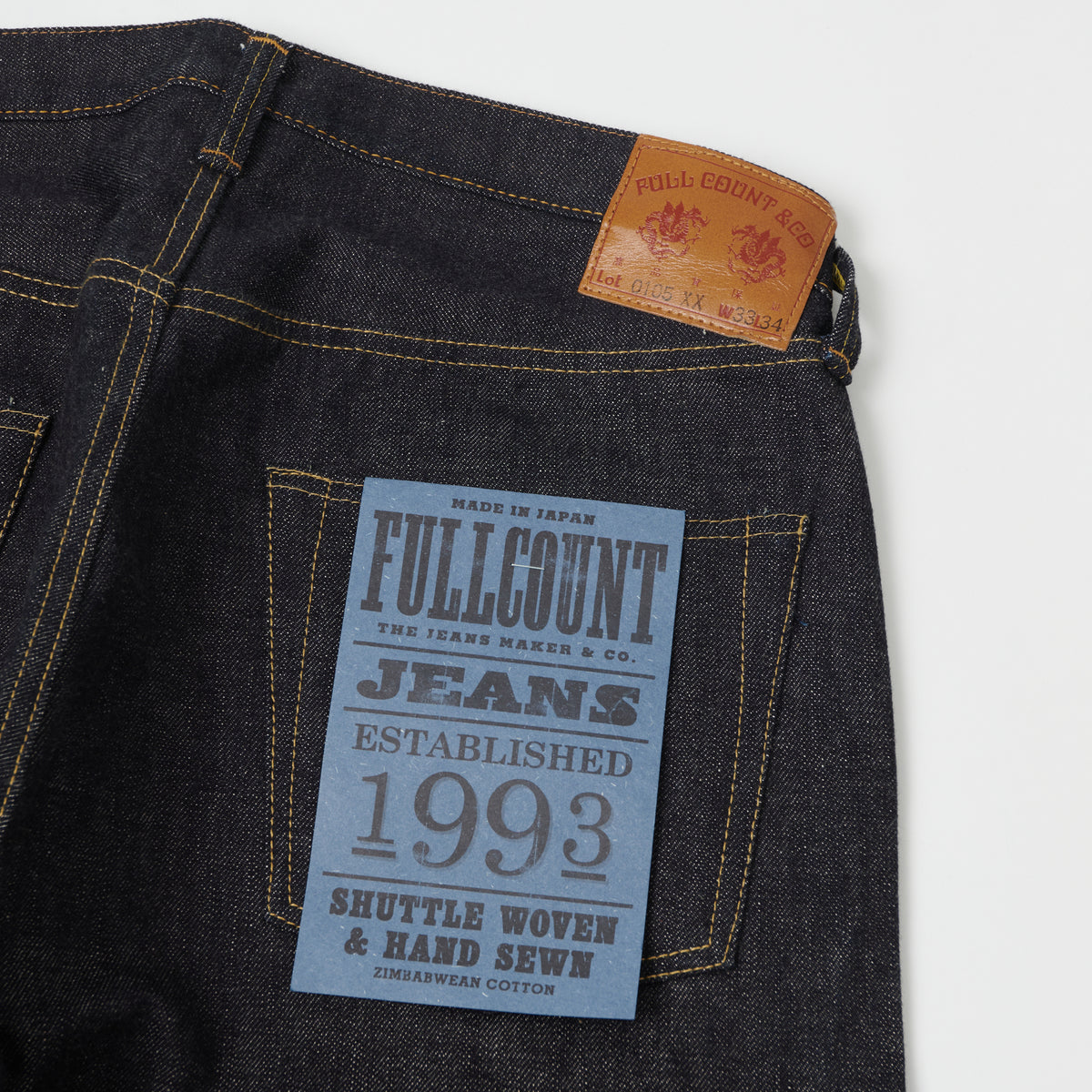 FULLCOUNT 0105XX 15.5oz Wide Straight Jean - Raw