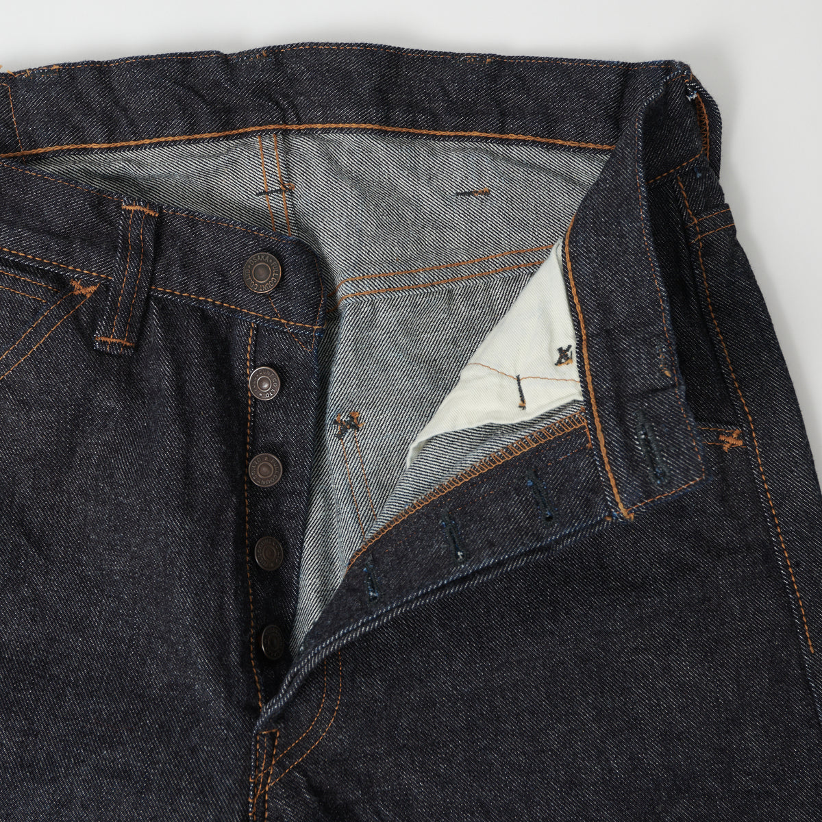 FULLCOUNT 1001 14.4oz Left Hand Twill Slim Tapered Jean - One Wash