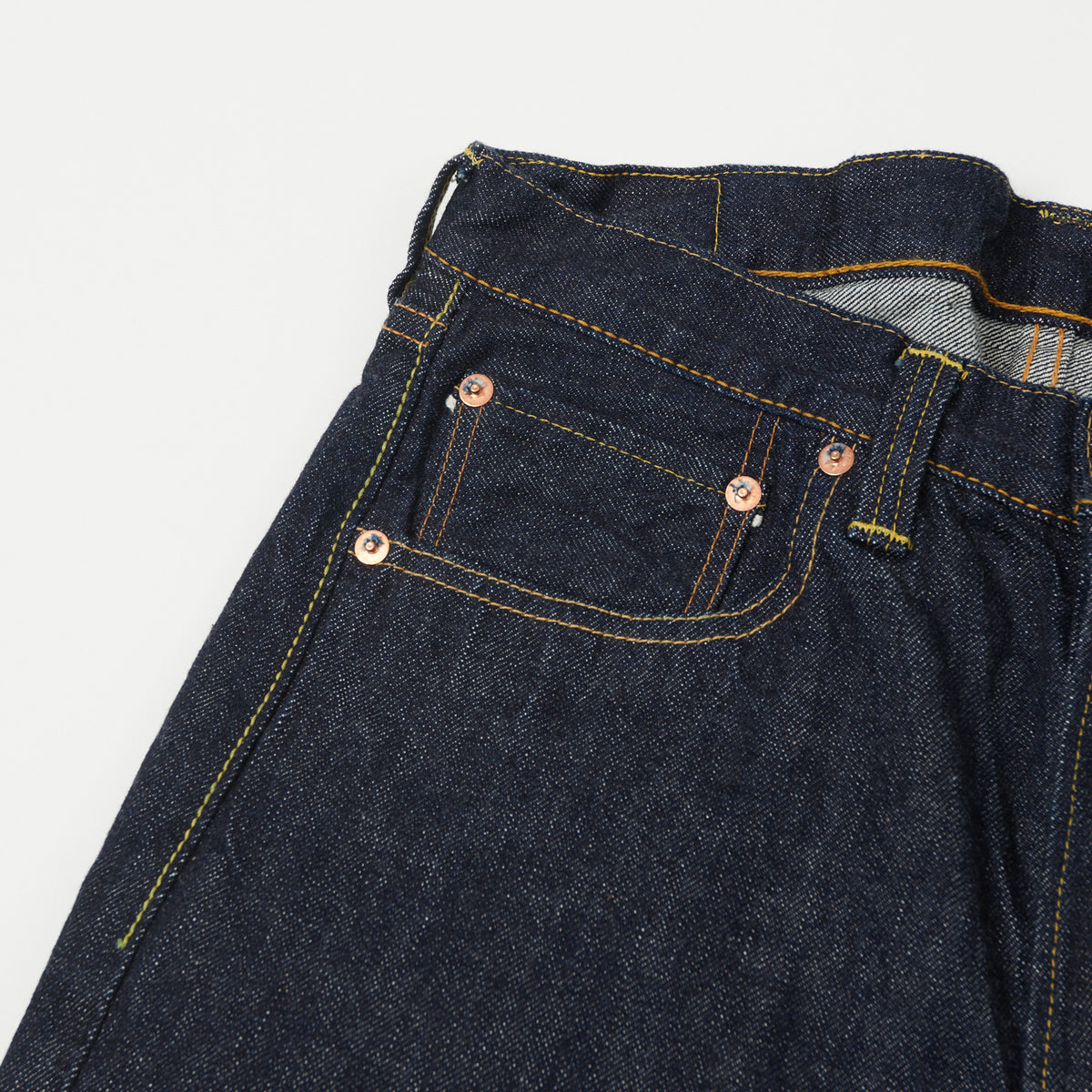 FULLCOUNT 1101 13.7oz Loose Straight Jean - One Wash
