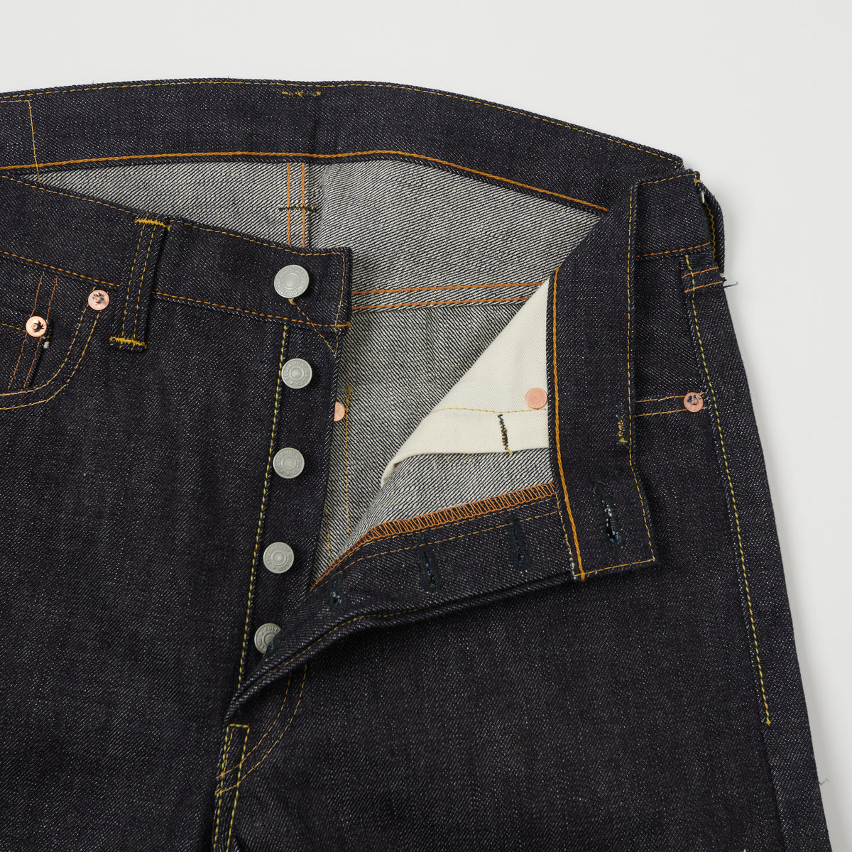 FULLCOUNT 1101XX 15.5oz Loose Straight Jean - Raw