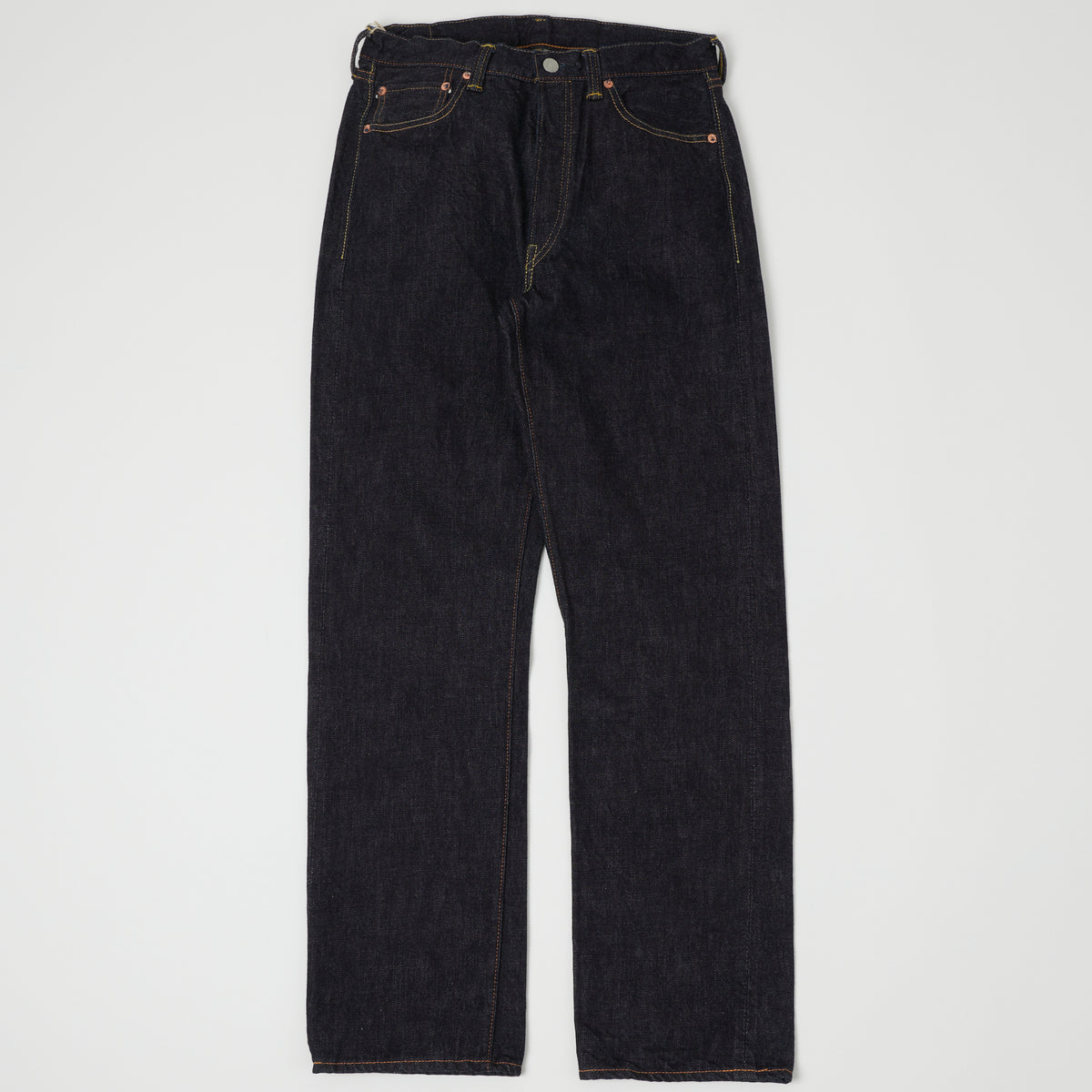 FULLCOUNT 1101XX 15.5oz Loose Straight Jean - One Wash