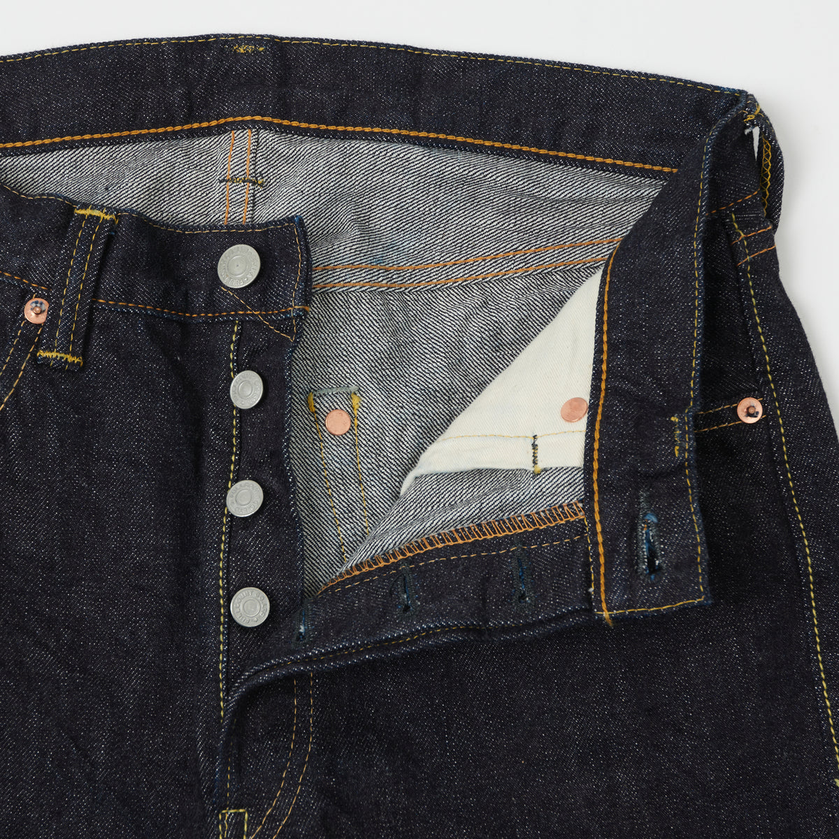 FULLCOUNT 1101XX 15.5oz Loose Straight Jean - One Wash