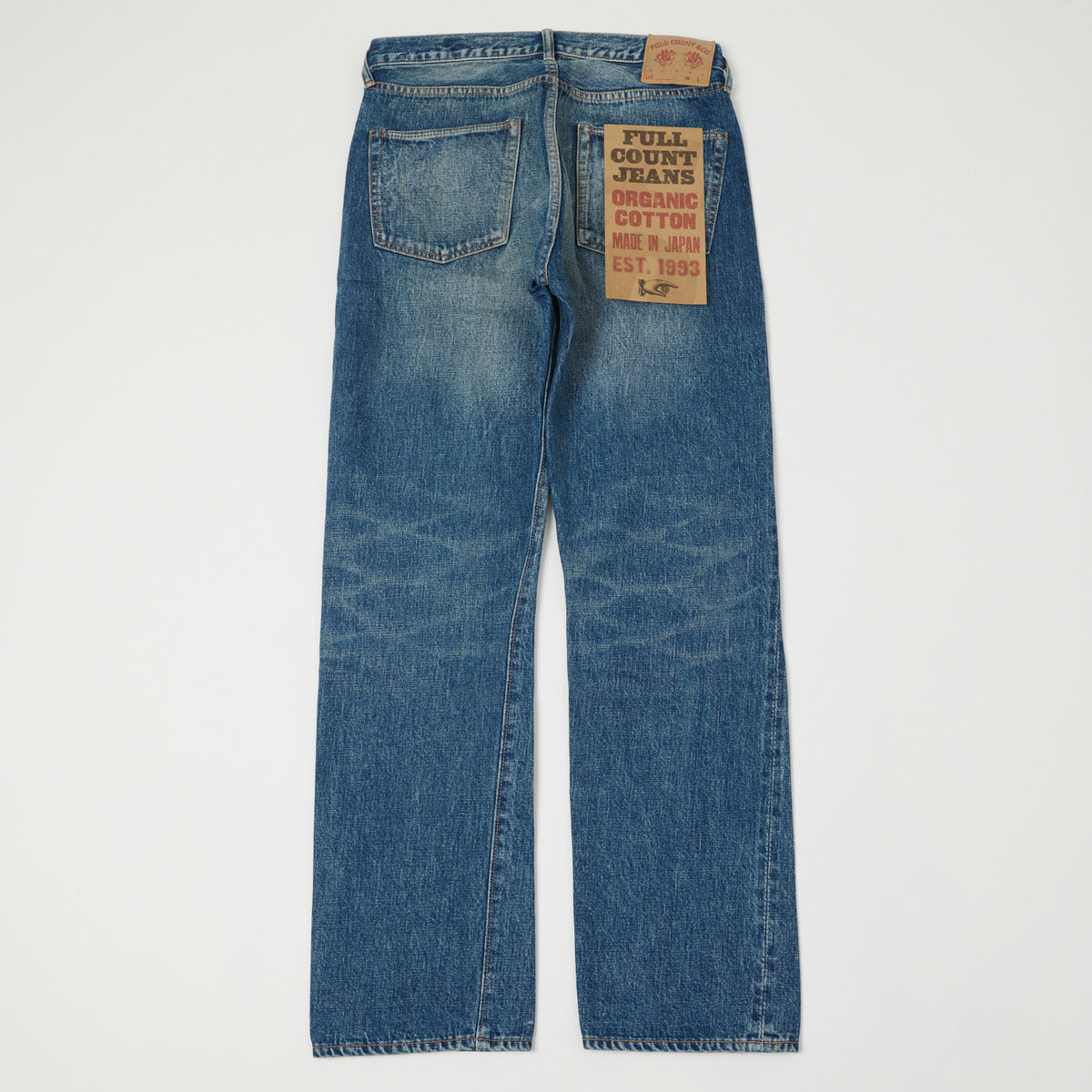 FULLCOUNT 1102 13.7oz Regular Straight Jean - 'Fade' Wash