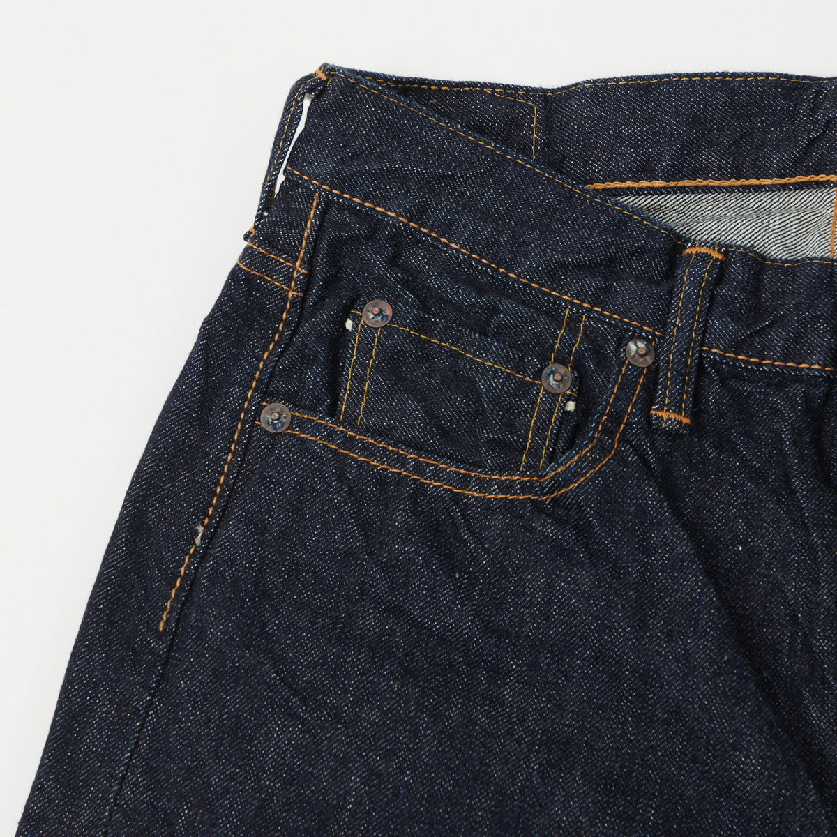 FULLCOUNT 1103 13.7oz Clean Straight Jean - One Wash