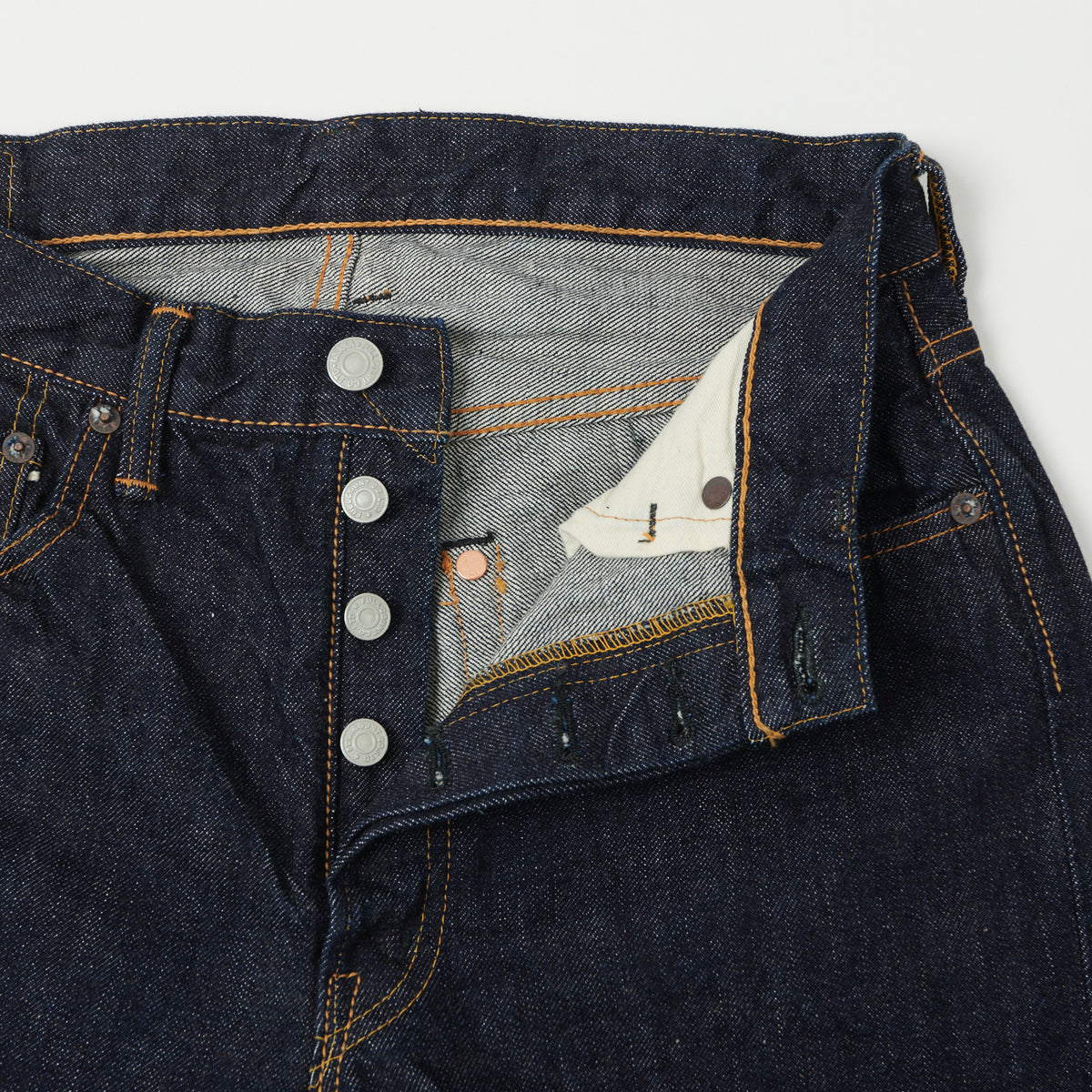 FULLCOUNT 1103 13.7oz Clean Straight Jean - One Wash