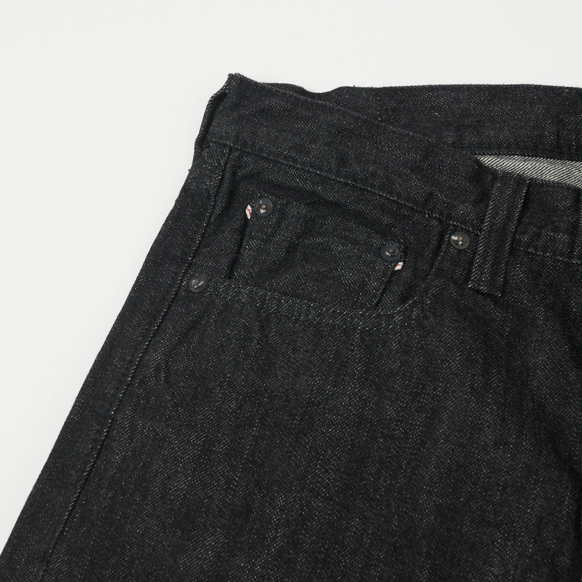 FULLCOUNT 1108 13.7oz Regular Straight Jean - Black One Wash