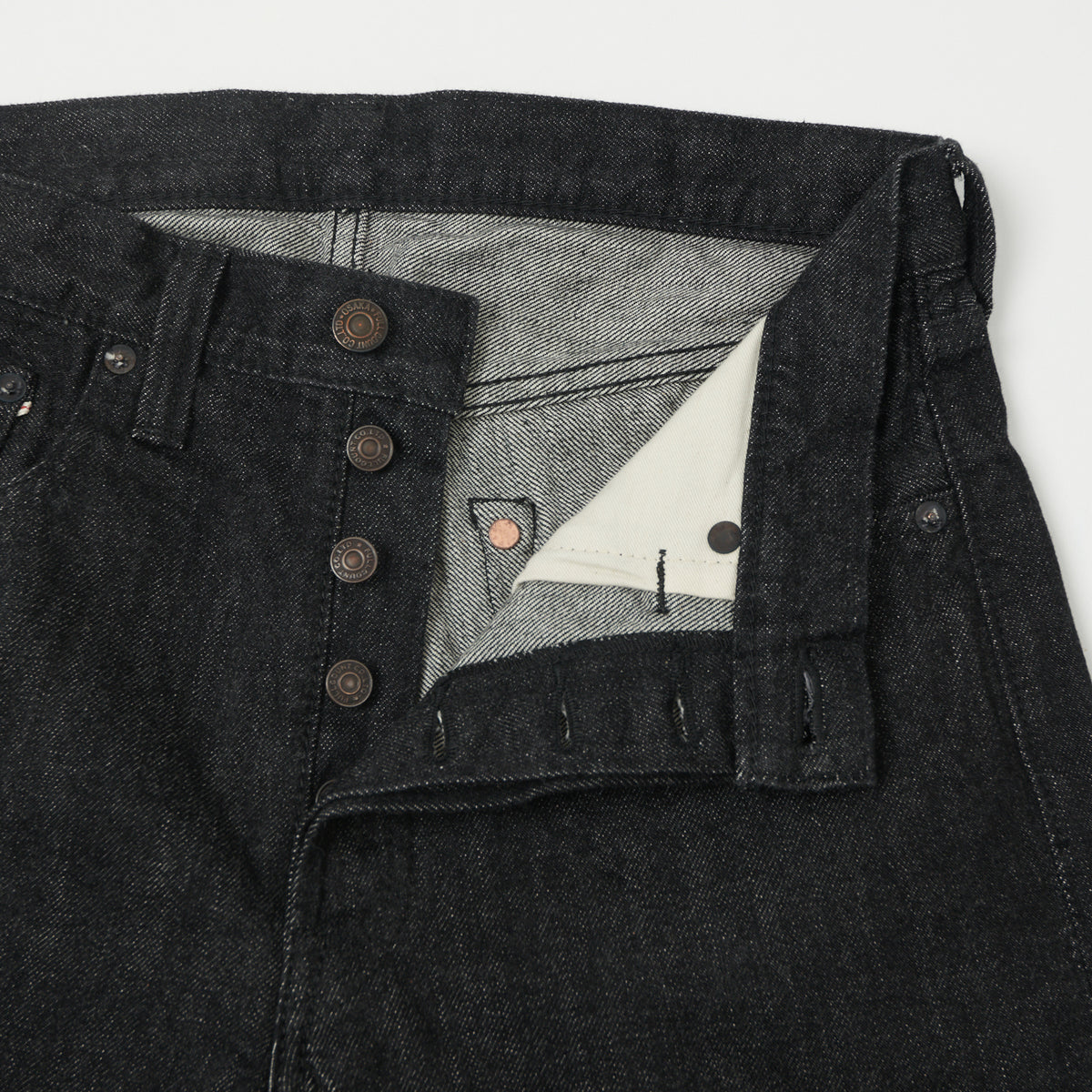 FULLCOUNT 1108 13.7oz Regular Straight Jean - Black One Wash
