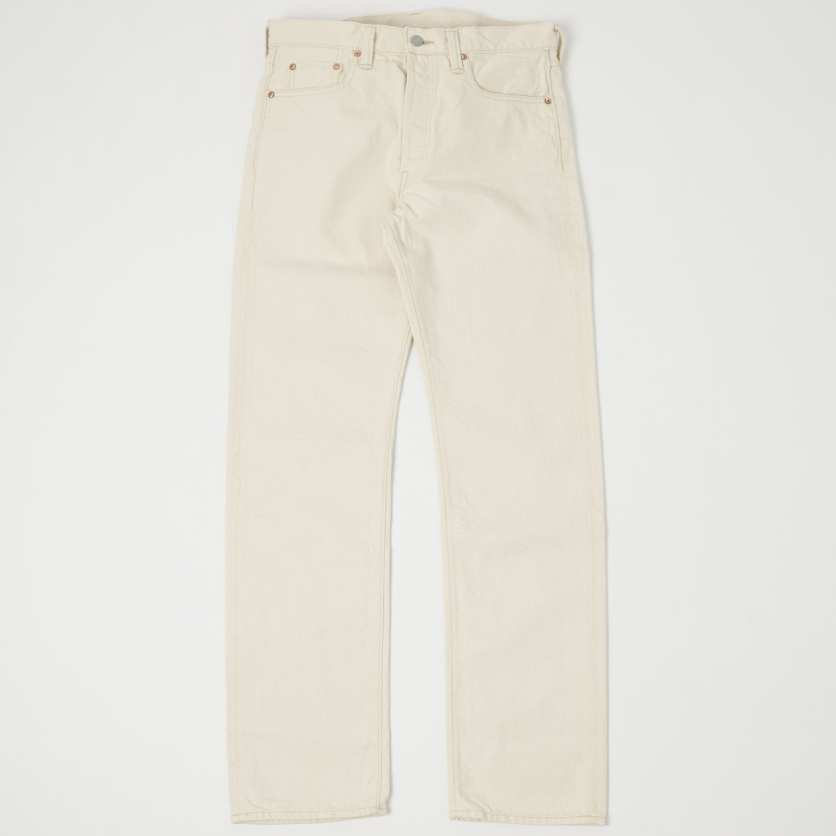 FULLCOUNT 1108 13.7oz Regular Straight Jean - Ecru One Wash