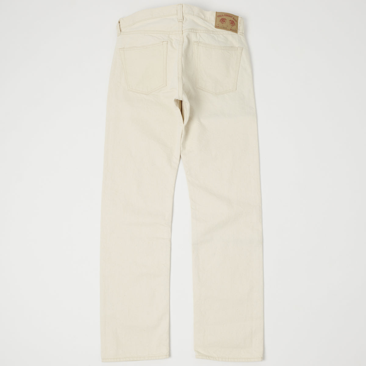 FULLCOUNT 1108 13.7oz Regular Straight Jean - Ecru One Wash