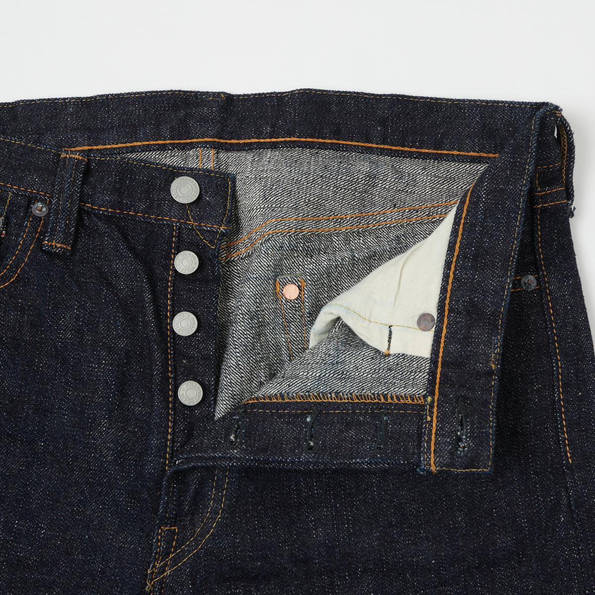 FULLCOUNT 1108 'Super Rough' 15.5oz Regular Straight Jean - One Wash