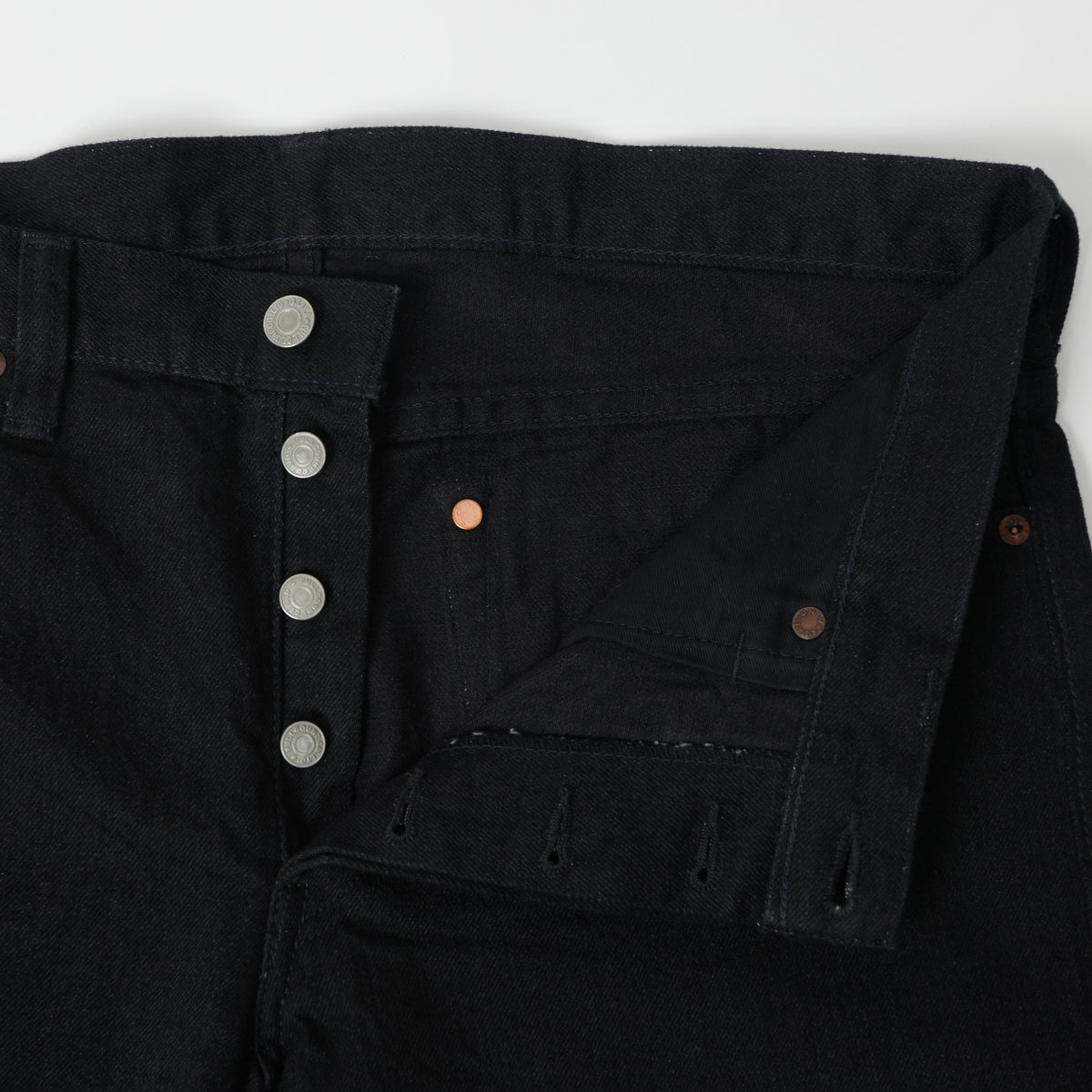 FULLCOUNT 1109 13.7oz Slim Straight Jean - Raw Black
