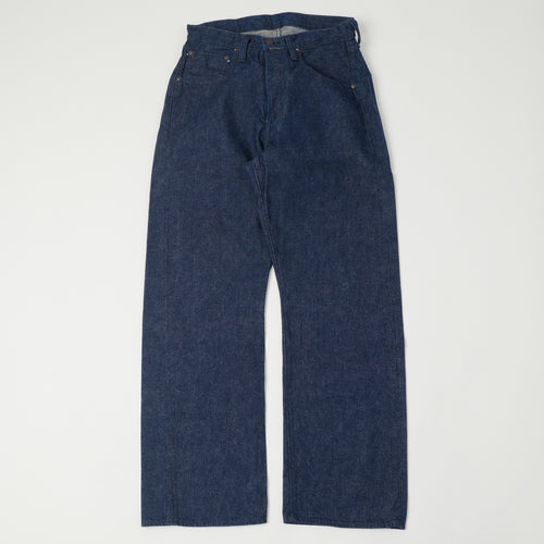 FULLCOUNT 1121 'Duke' Left Hand Twill 13.5oz Wide Straight Jean - One Wash