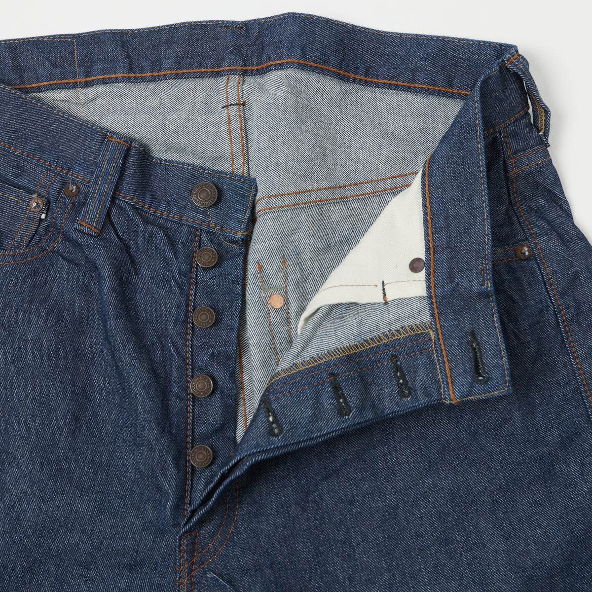 FULLCOUNT 1121 'Duke' 13.5oz Wide Straight Jean - One Wash