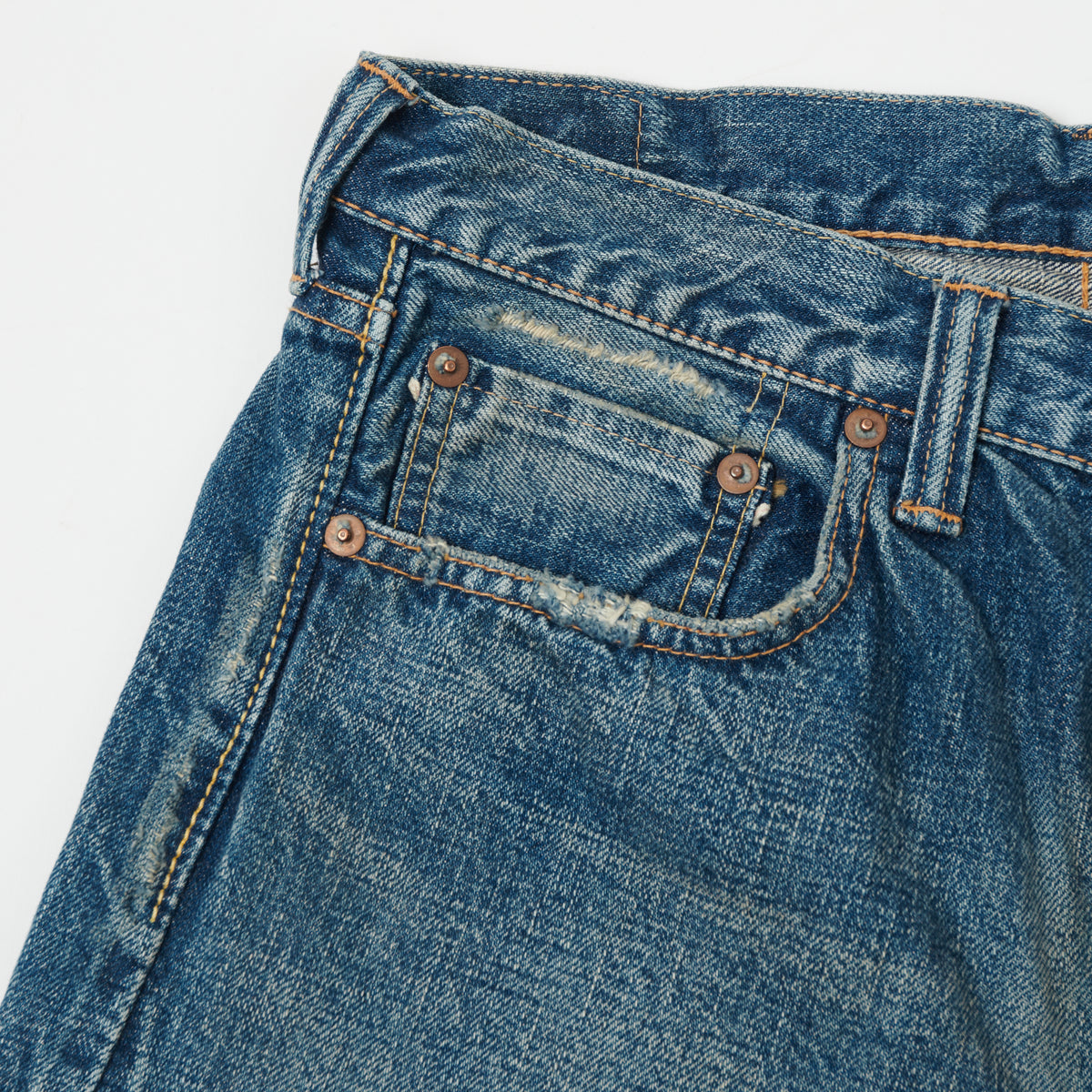 FULLCOUNT 1108 13.7oz Regular Straight Jean - 'Dartford' Wash