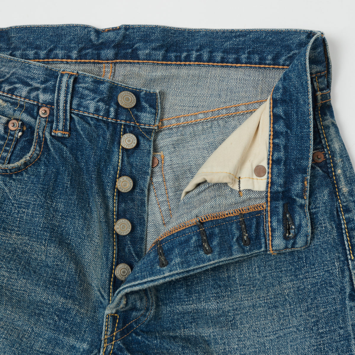 FULLCOUNT 1108 13.7oz Regular Straight Jean - 'Dartford' Wash