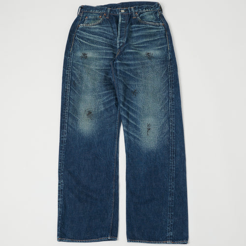 FULLCOUNT 0105 13.7oz Wide Straight Jean - 'More Than Real' Wash