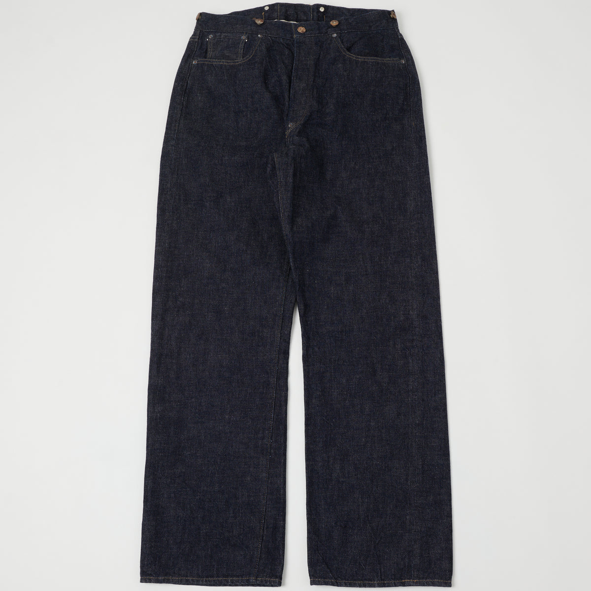 FULLCOUNT 1373 'Son Of The Soil' 13.7oz Wide Straight Jean - One Wash
