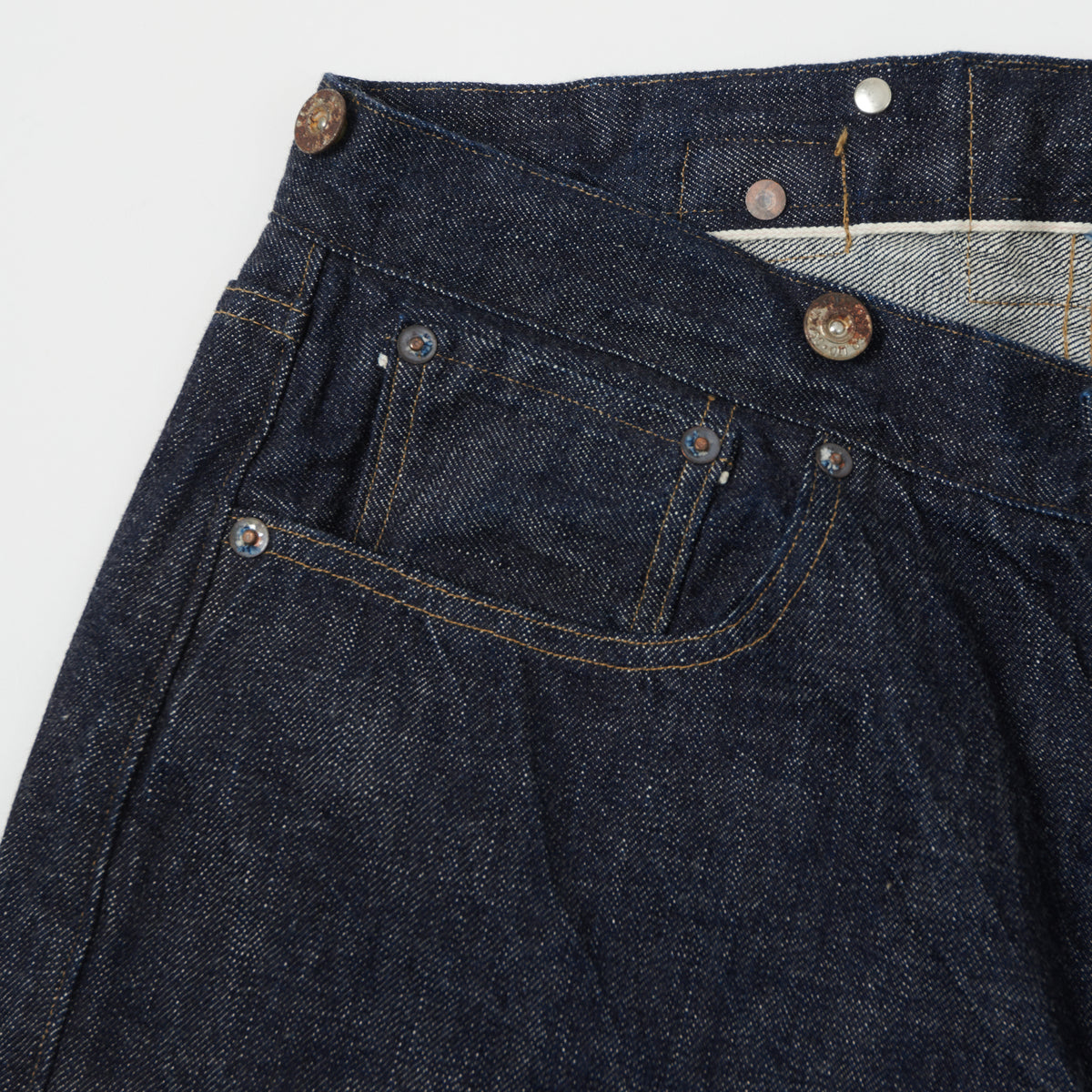 FULLCOUNT 1373 'Son Of The Soil' 13.7oz Wide Straight Jean - One Wash
