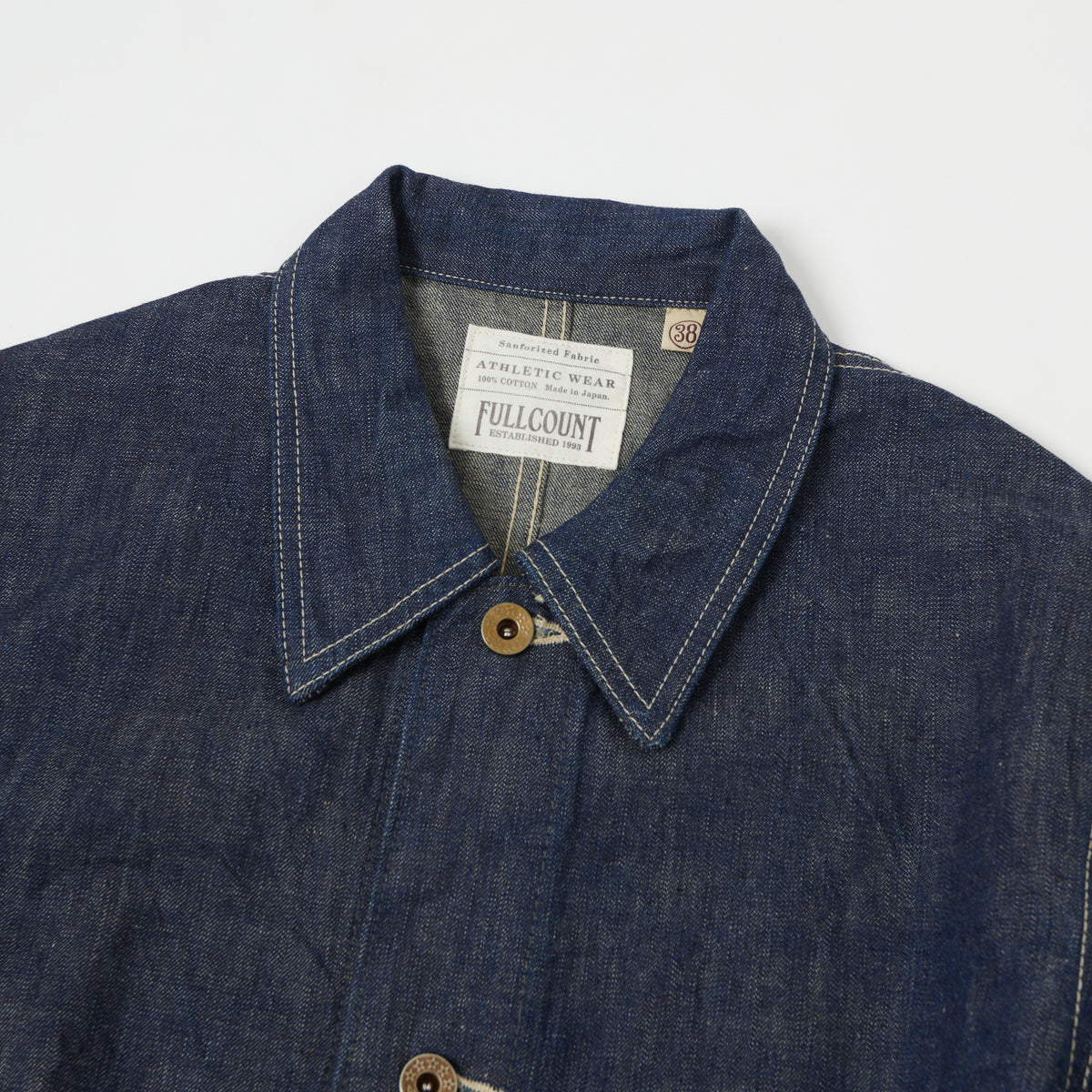 FULLCOUNT 2015 Denim Chore Jacket - One Wash