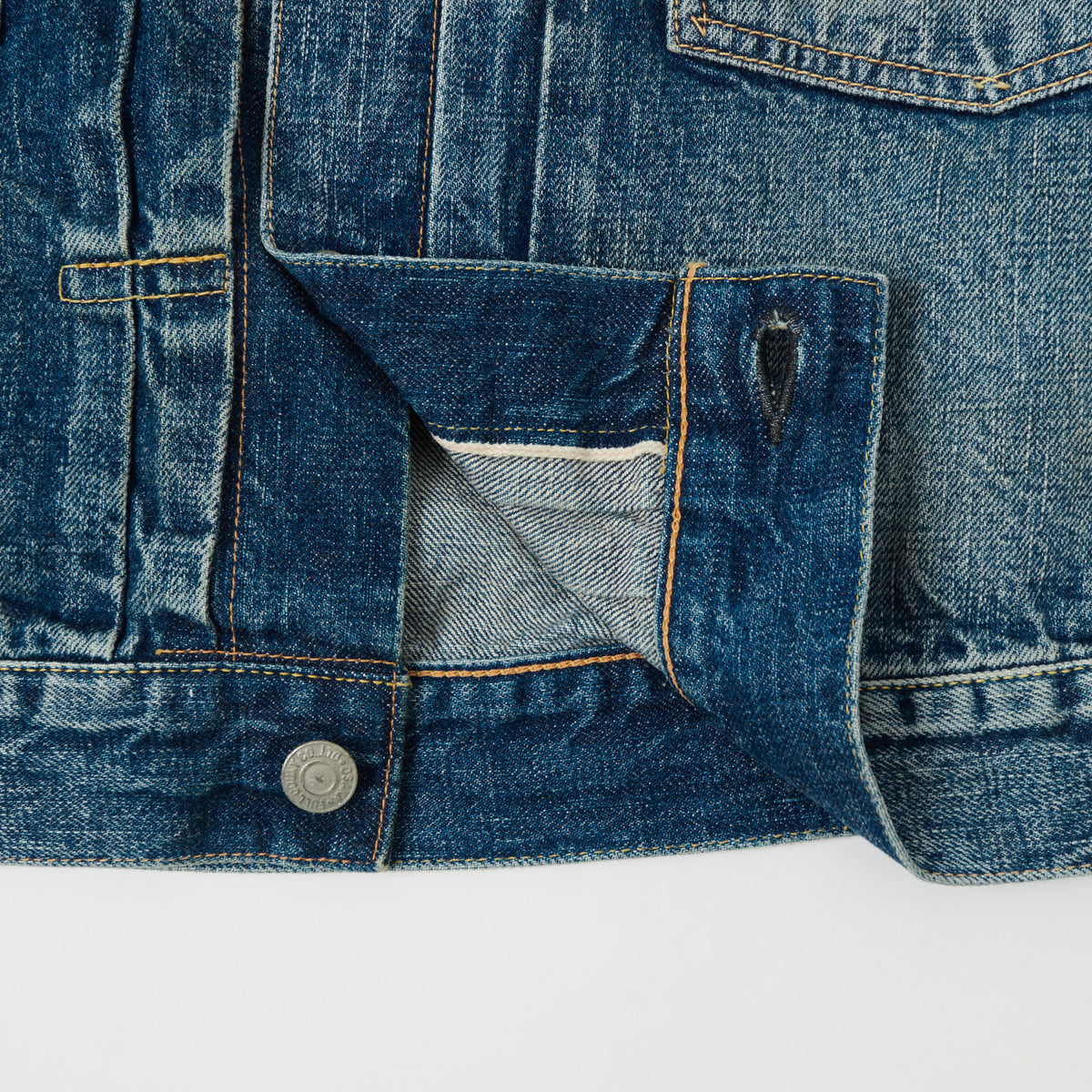 FULLCOUNT 2102 13.7oz Type II Denim Jacket - 'More Than Real' Wash