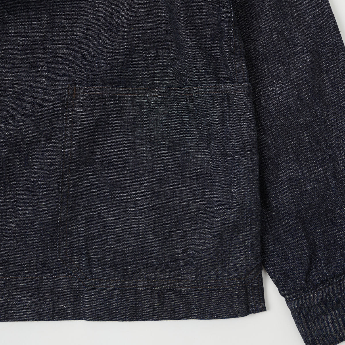 FULLCOUNT 2017 U.S. Navy Denim Pullover Jacket - One Wash
