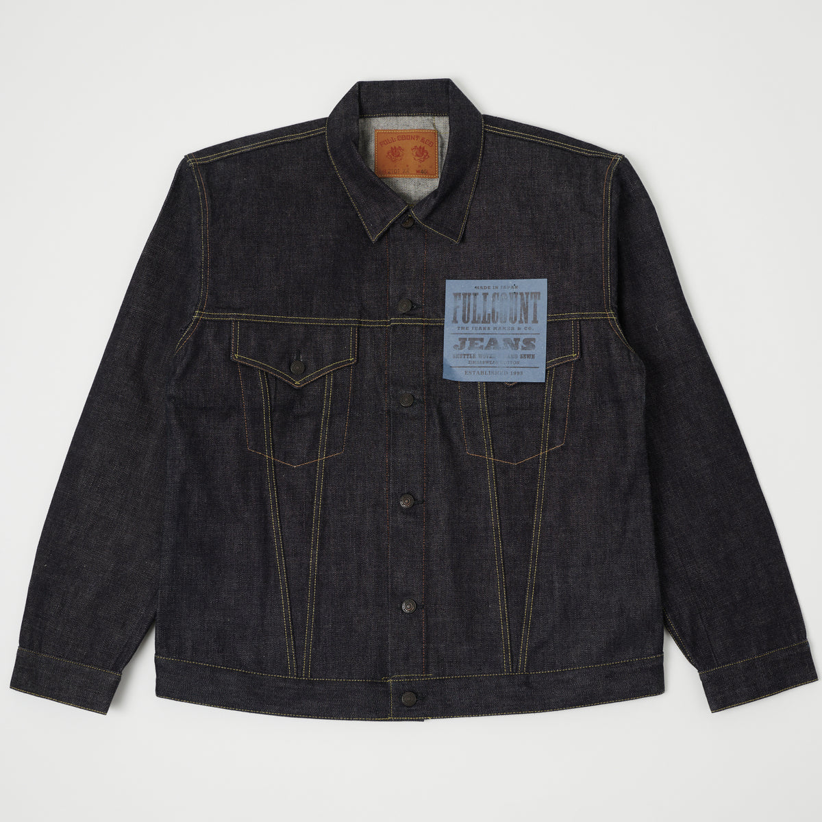 FULLCOUNT 2101XX 15.5oz Type III Denim Jacket - Raw