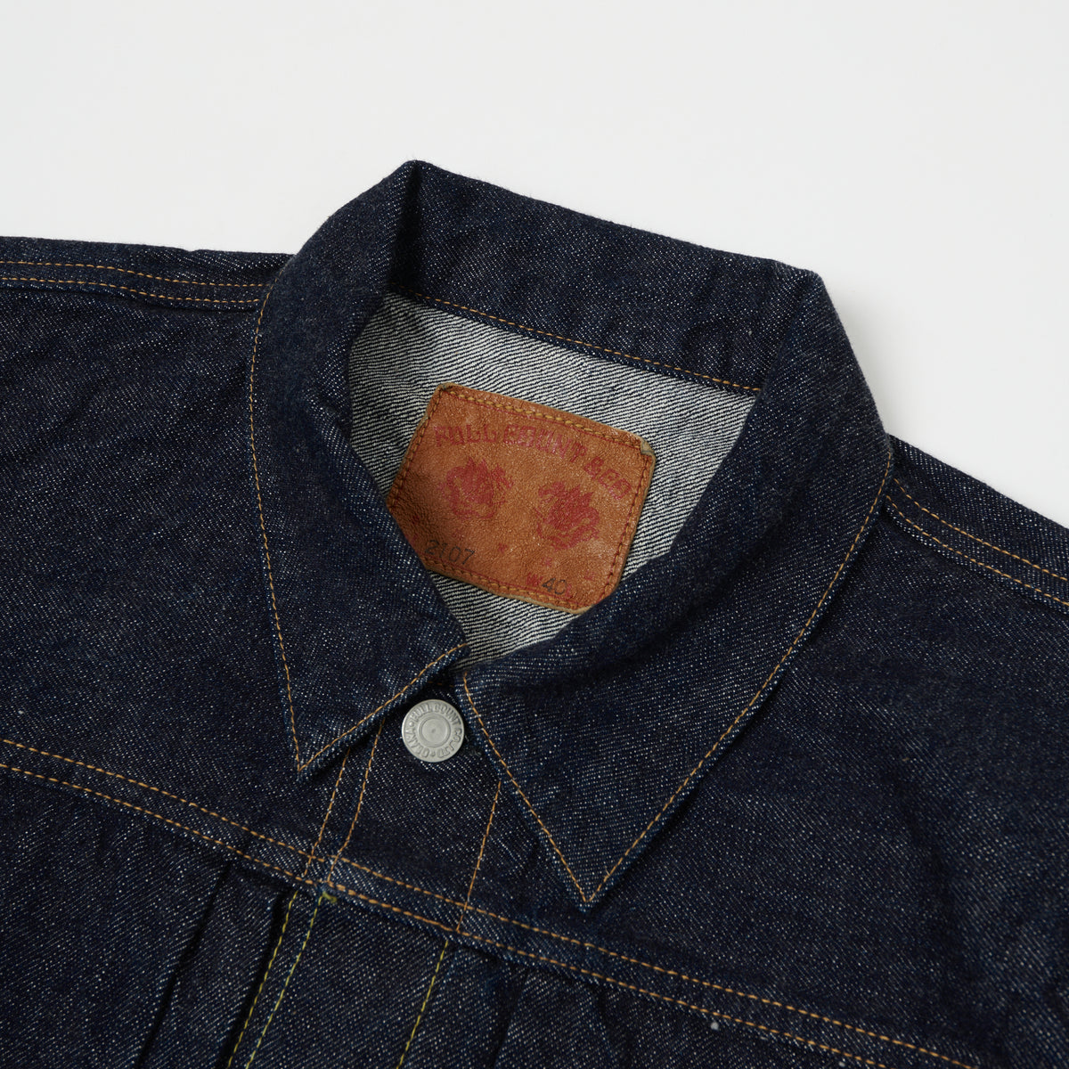 FULLCOUNT 2107 13.7oz Type I Denim Jacket - One Wash